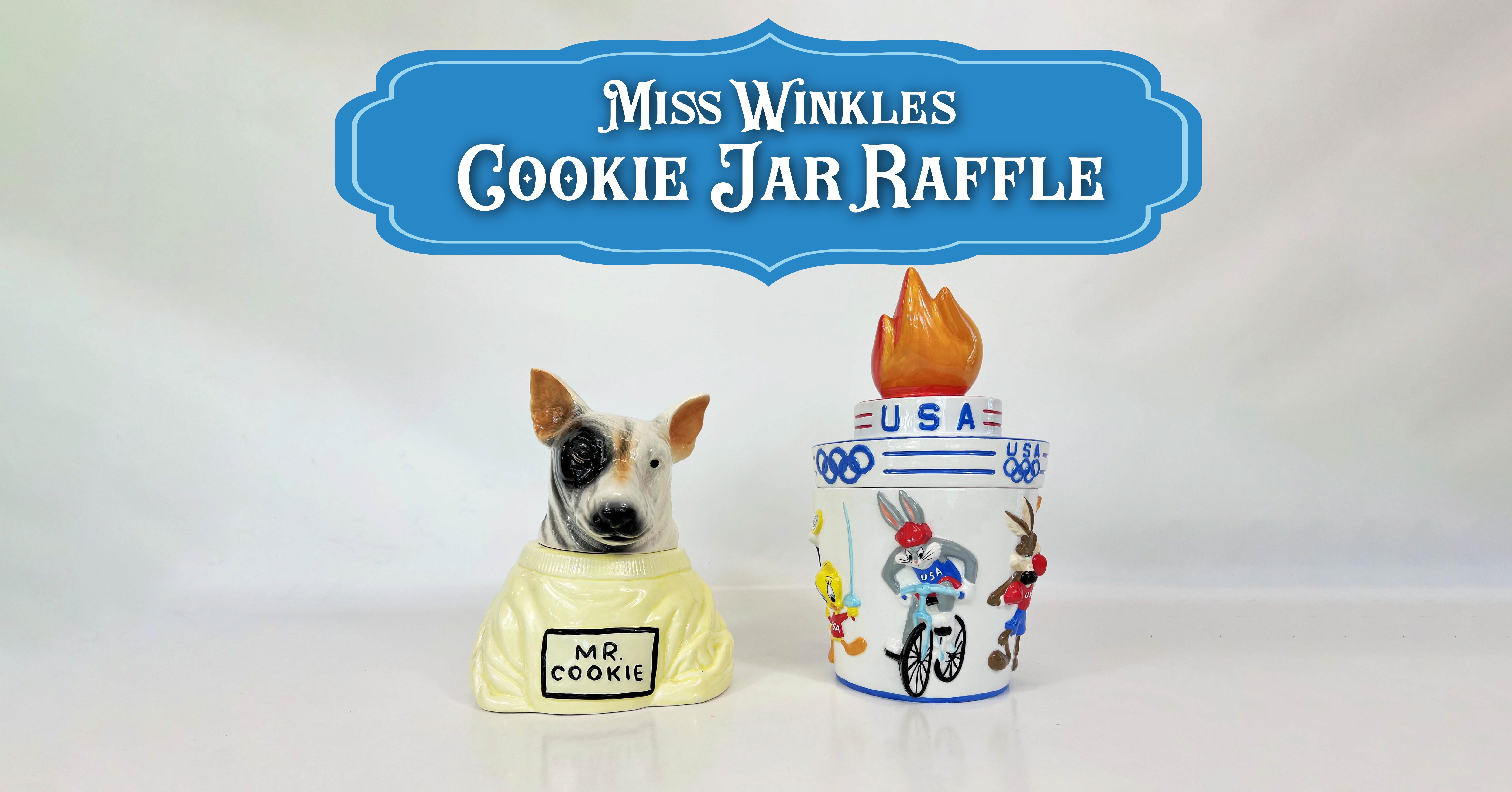 Mr. Cookie and Olympic Torch Cookie Jars