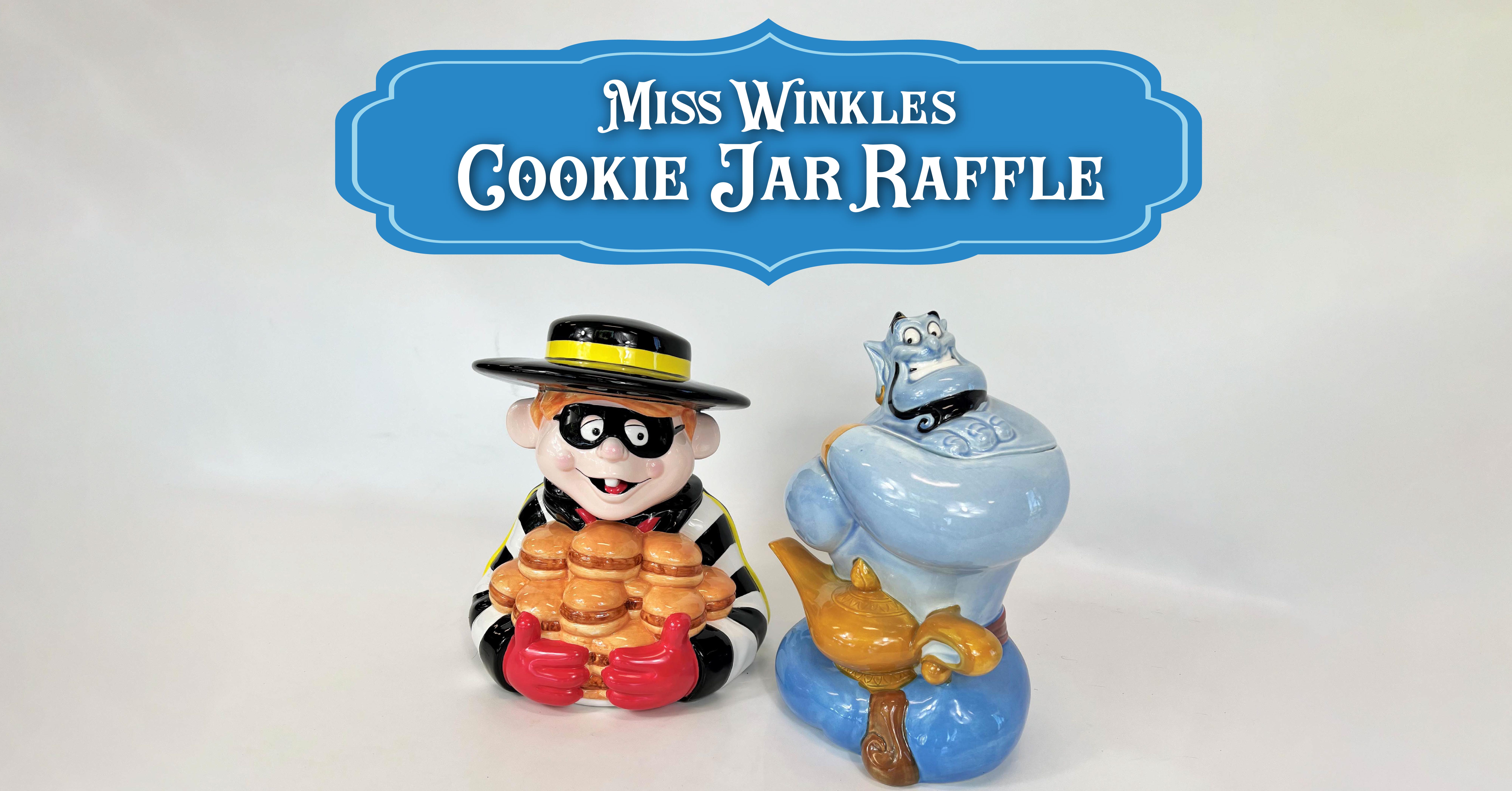 Hamburgler and Aladdin Genie cookie jar